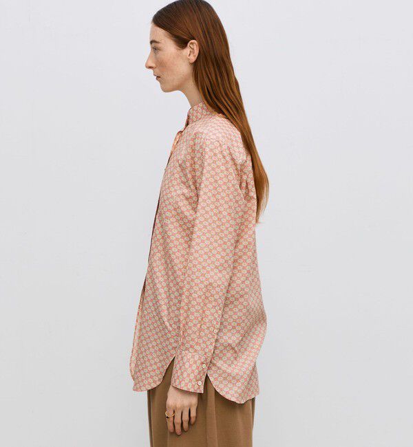 BACCA「コットンリバティプリント スプリングブラウス」|シャツ・ブラウス|