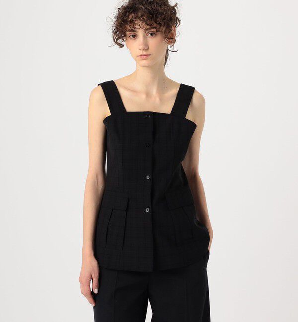 DES PRES「アキハチェックウール レイヤードシャツ」|シャツ・ブラウス|