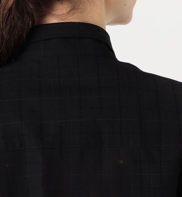 DES PRES「アキハチェックウール レイヤードシャツ」|シャツ・ブラウス|