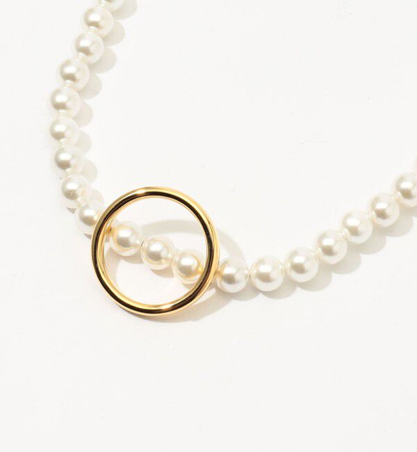 TOMORROWLAND GOODS「【別注】januka サークル パール ネックレス」|ネックレス|