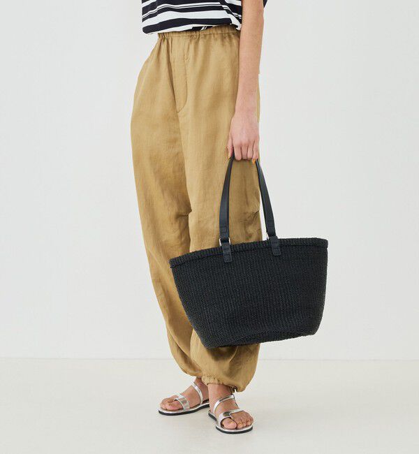 TOMORROWLAND GOODS「BUCKET BUGGAGE Basket Large トートバッグ」|かごバッグ|