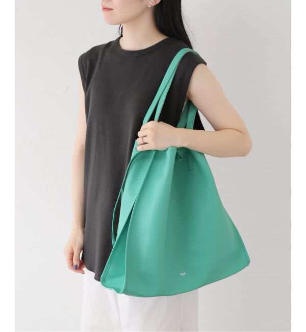  「【blancle/ ブランクレ】S.LETHER SQUEEZE BIG TOTE」|トートバッグ|