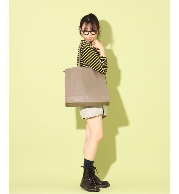  「【blancle/ ブランクレ】S.LETHER SQUEEZE BIG TOTE」|トートバッグ|
