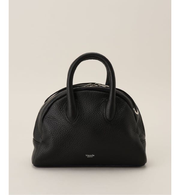  「【blancle/ ブランクレ】S.LETHER 2WAY MINI BOSTON」|ボストンバッグ|ブラック