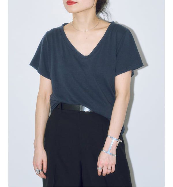  「《予約》JUNGMAVEN PAIGE V-NECK：Tシャツ」|Tシャツ・カットソー|