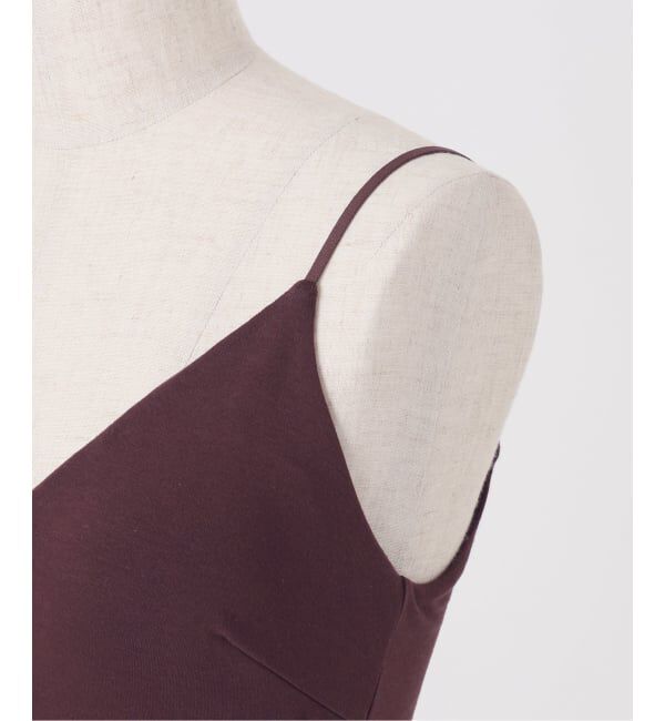 EMILYWEEK「《予約》【RESET】オーガニックコットン混 ブラキャミソール（ブラウン）」|インナー|