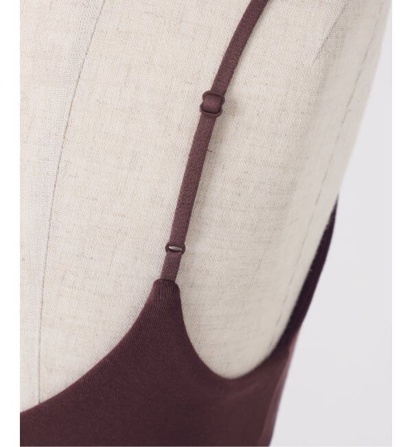 EMILYWEEK「《予約》【RESET】オーガニックコットン混 ブラキャミソール（ブラウン）」|インナー|