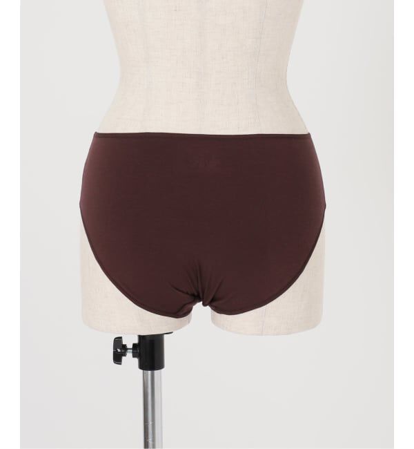 EMILYWEEK「《予約》【RESET】オーガニックコットン混ショーツ（ブラウン）」|インナー|