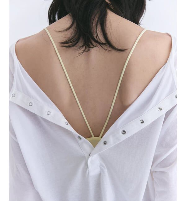 EMILYWEEK「《追加》2WAYスナッププルオーバー」|Tシャツ・カットソー|ホワイト