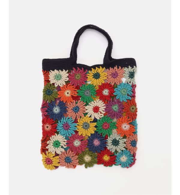 JOINT WORKS「MacMahon Knitting Mills / マクマホンニッティングミルズ Flower Chain Tote Bag」|トートバッグ|