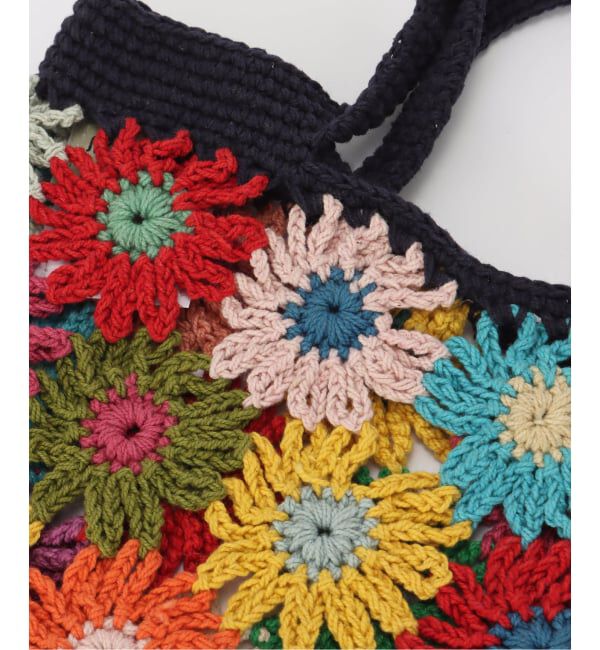 JOINT WORKS「MacMahon Knitting Mills / マクマホンニッティングミルズ Flower Chain Tote Bag」|トートバッグ|