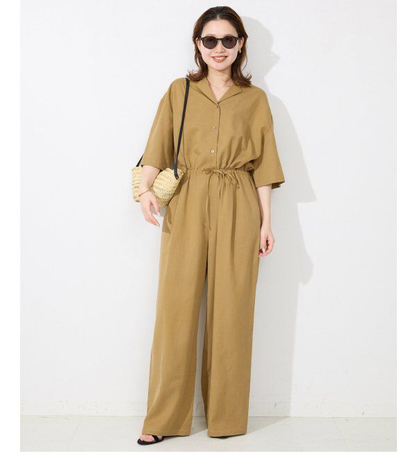 SLOBE IENA「ハーフスリーブオールインワン」|オールインワン|