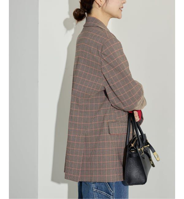 SLOBE IENA「チェックビックジャケット」|テーラードジャケット|