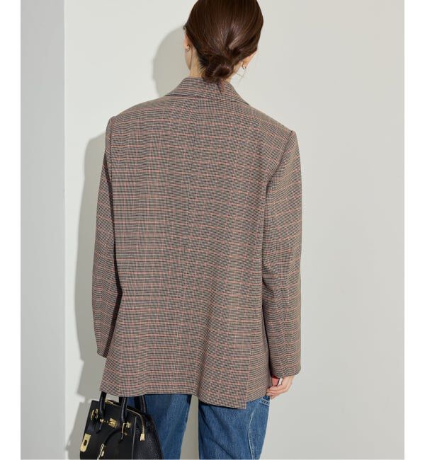 SLOBE IENA「チェックビックジャケット」|テーラードジャケット|