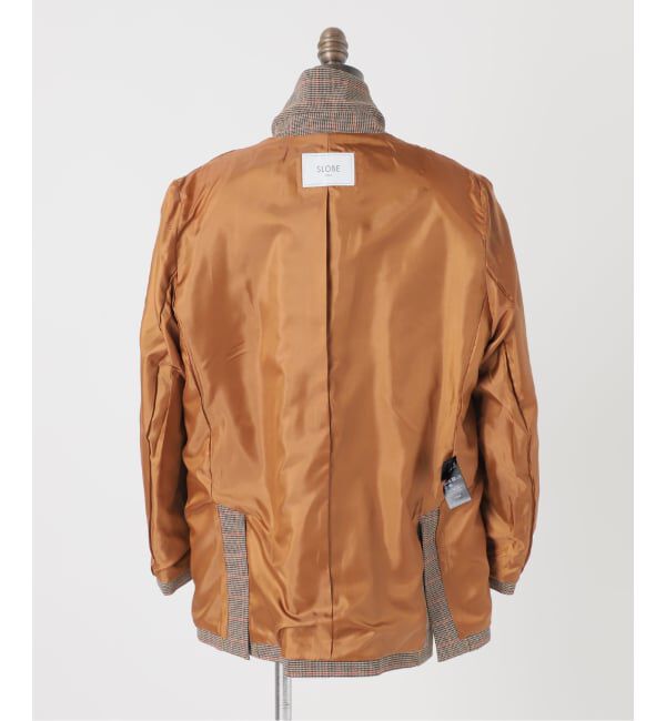 SLOBE IENA「チェックビックジャケット」|テーラードジャケット|