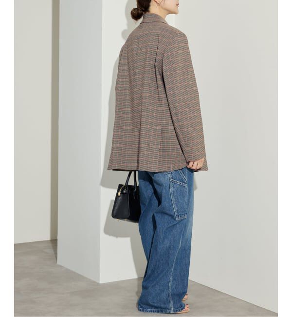 SLOBE IENA「チェックビックジャケット」|テーラードジャケット|