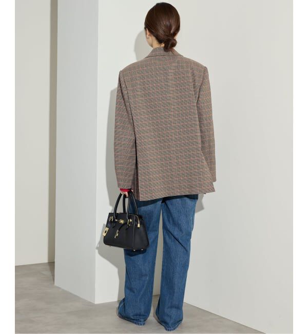 SLOBE IENA「チェックビックジャケット」|テーラードジャケット|