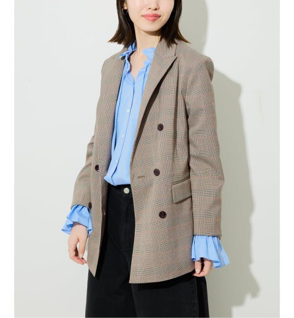 SLOBE IENA「TRダブルブレストジャケット」|テーラードジャケット|