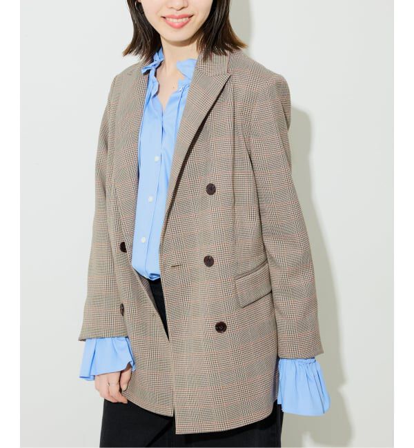 SLOBE IENA「TRダブルブレストジャケット」|テーラードジャケット|