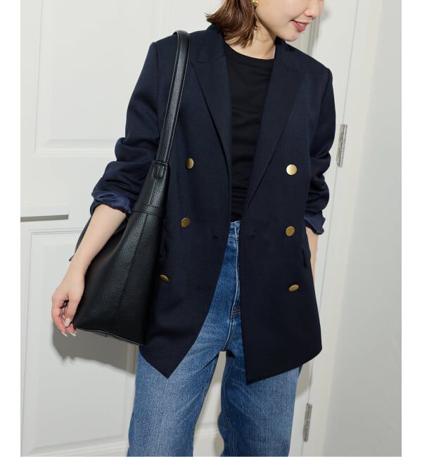 SLOBE IENA「TRダブルブレストジャケット」|テーラードジャケット|