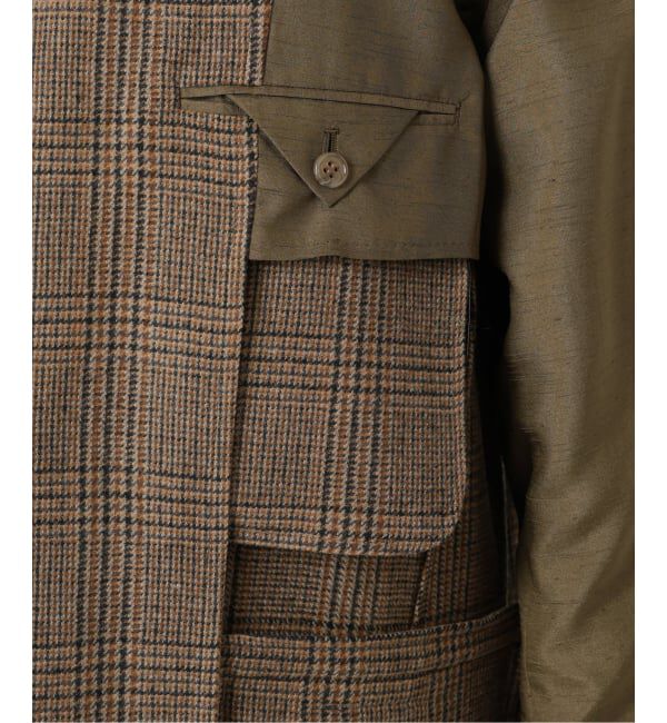 IENA「COUTURE D&rsquo;ADAM/クチュールドアダム BIG JK グレンチェック」|テーラードジャケット|