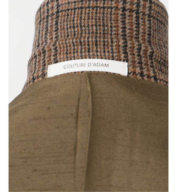 IENA「COUTURE D&rsquo;ADAM/クチュールドアダム BIG JK グレンチェック」|テーラードジャケット|