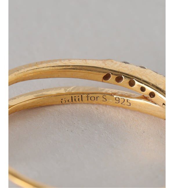 SLOBE IENA「《WEB限定サイズあり》ODUL/オジュール SLOBE別注 クロスリング」|リング|