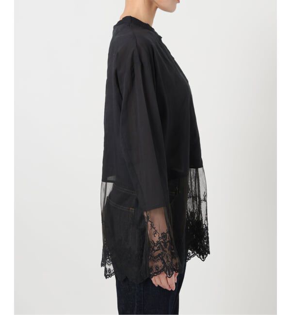 SLOBE IENA「チュールレースブラウス」|シャツ・ブラウス|
