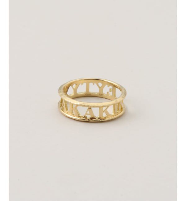 IENA「GIGI/ジジ Inscription ring リング A10009」|リング|ゴールド