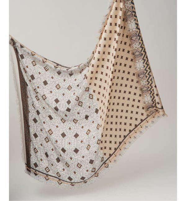 VERMEIL par iena「PIERRE LOUIS MASCIA ピエール ルイマーシャScarf 135x194cm 517317/101」|バンダナ・スカーフ|