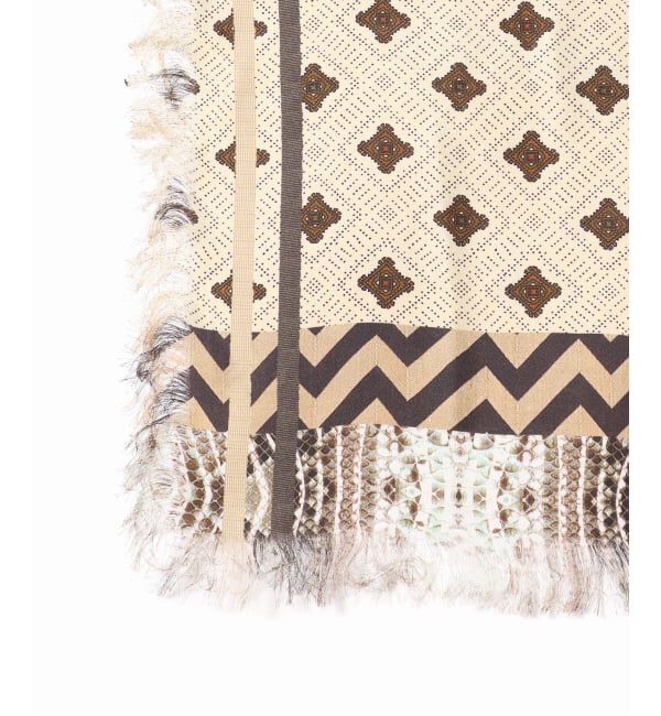 VERMEIL par iena「PIERRE LOUIS MASCIA ピエール ルイマーシャScarf 135x194cm 517317/101」|バンダナ・スカーフ|