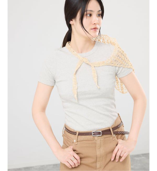 IENA「《予約》FLORE FLORE/フローレフローレ CARTEE Tシャツ」|Tシャツ・カットソー|グレー