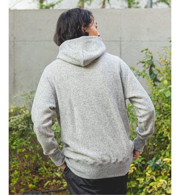 EDIFICE「【LOOPWHEELER for LOWERCASE】ツリアミウールルーズフーディー」|パーカー|