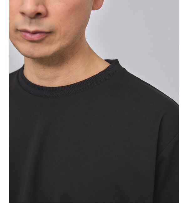 EDIFICE「E. SILK MIX JQ NECK Tシャツ」|Tシャツ・カットソー|