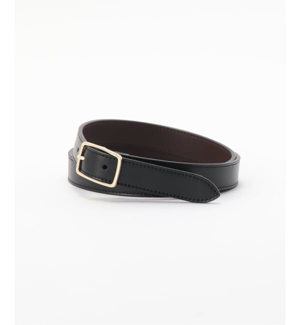 EDIFICE「MONFRINI スクエア バックル ベルト」|ベルト|ブラック