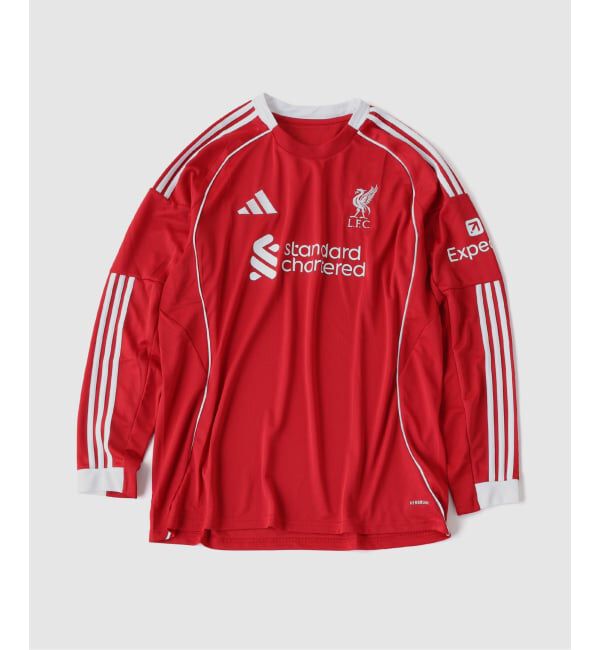Liverpool FC「【Liverpool FC / リバプール FC】ADIDAS HOME MENS REPLICA LS JERSEY」|Tシャツ・カットソー|レッド