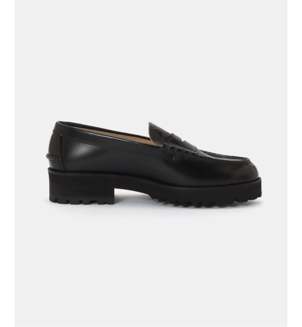 PULP「The Kenford Fineshoes TANK SOLE LOAFERS / BLACK BLACK」|ローファー|