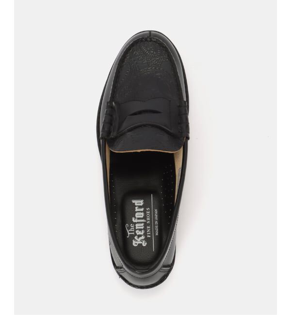 PULP「The Kenford Fineshoes TANK SOLE LOAFERS / BLACK BLACK」|ローファー|