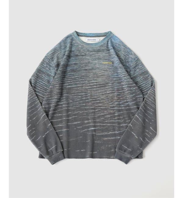 PULP「PARANOID / パラノイド PRINT THERMAL LS T-SHIRT」|Tシャツ・カットソー|ネイビー