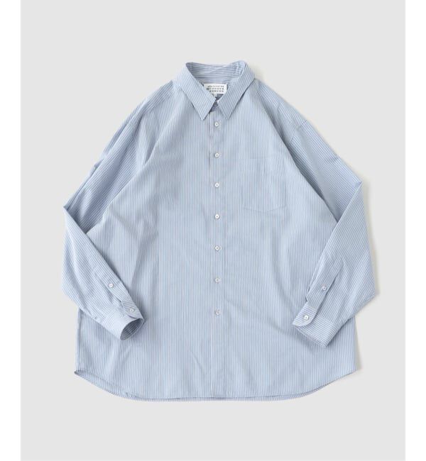 EDIFICE「MAISON MARGIELA(メゾン マルジェラ) C/Si Oversized Shirt」|シャツ・ブラウス|サックスブルー