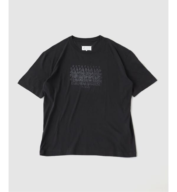 EDIFICE「MAISON MARGIELA(メゾン マルジェラ) Chaos logo T-shirt」|Tシャツ・カットソー|ブラック