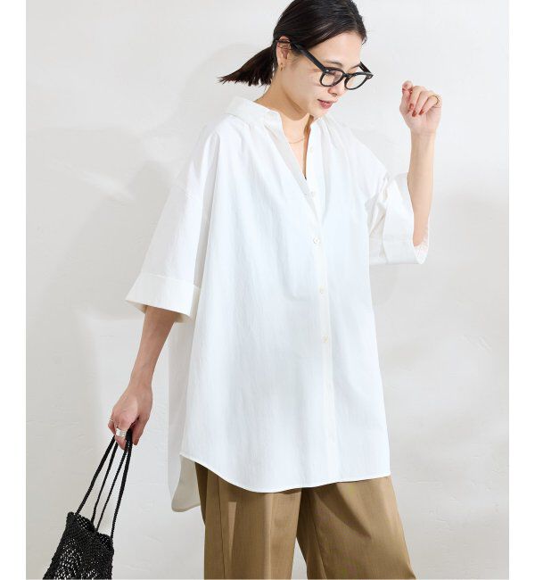 JOURNAL STANDARD「《追加》【＆FUNCTION】【接触冷感/UVカット】タイプライタービッグシャツ」|シャツ・ブラウス|