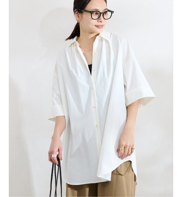 JOURNAL STANDARD「《追加》【＆FUNCTION】【接触冷感/UVカット】タイプライタービッグシャツ」|シャツ・ブラウス|