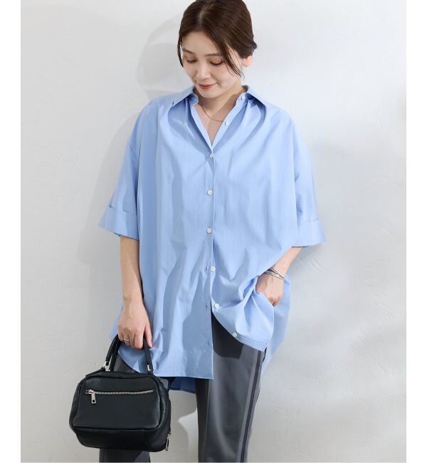 JOURNAL STANDARD「《追加》【＆FUNCTION】【接触冷感/UVカット】タイプライタービッグシャツ」|シャツ・ブラウス|