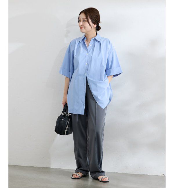 JOURNAL STANDARD「《追加》【＆FUNCTION】【接触冷感/UVカット】タイプライタービッグシャツ」|シャツ・ブラウス|