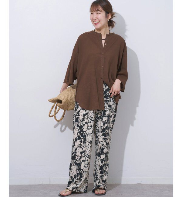 JOURNAL STANDARD relume「楊柳バンドカラーシャツ」|シャツ・ブラウス|