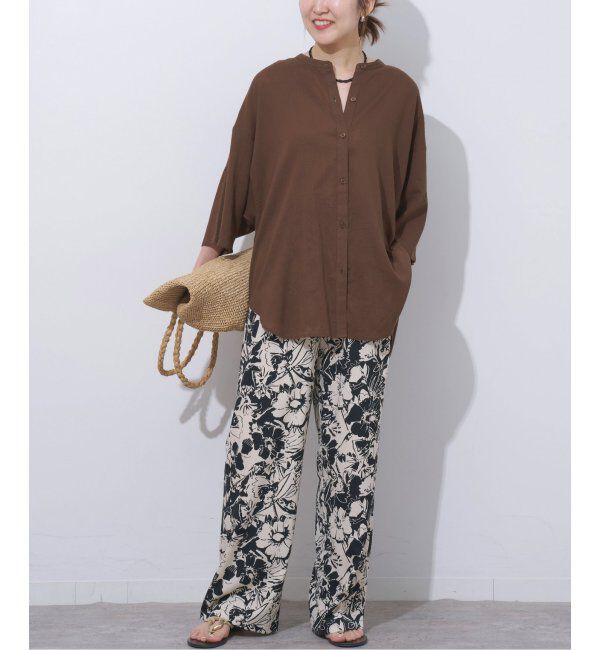 JOURNAL STANDARD relume「楊柳バンドカラーシャツ」|シャツ・ブラウス|