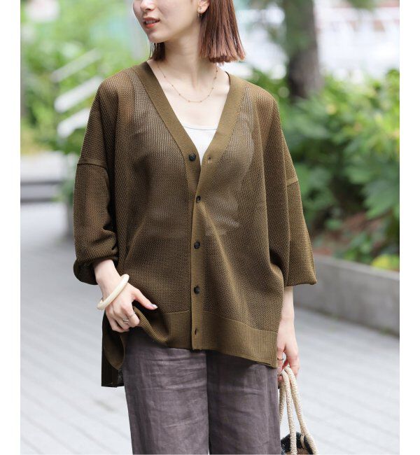 JOURNAL STANDARD relume「《追加》メッシュカーディガン」|カーディガン|