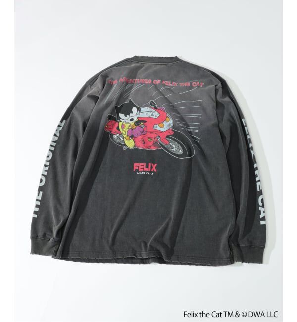 JOURNAL STANDARD relume「フィリックス・ザ・キャット &times; relume プリント ロング Tシャツ」|Tシャツ・カットソー|