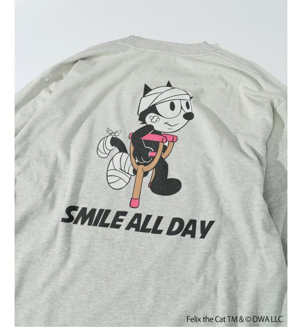 JOURNAL STANDARD relume「フィリックス・ザ・キャット &times; relume プリント ロング Tシャツ」|Tシャツ・カットソー|